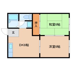 安倍川駅 徒歩16分 2階の物件間取画像